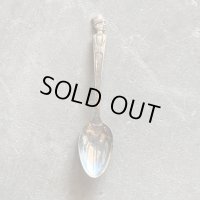 【15.3cm】チャーリーマッカーシー シルバープレート スプーン■ビンテージ アンティーク アメリカ雑貨 40s 腹話術 ドール No.2