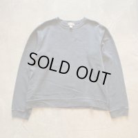 【L/XL】カナダ製 NON-FICTION ハイコットン スウェット ブラック 黒フェード■ビンテージ オールド アメリカ古着 スミクロ トレーナー