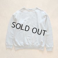 【L/XL】ボロ カナダ製 NON-FICTION ダメージ スウェット ブルー グレー フェード■ビンテージ オールド アメリカ古着 トレーナー