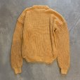 画像6: 【M/L】90s HUNTING HORN ラミー×コットンニット セーター 黄色■ビンテージ オールド レトロ アメリカ古着 ケーブル編み