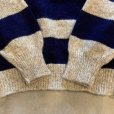 画像6: 【M/L】PECONIC BAY TRADERS ヘンリーネック ウールセーター 太ボーダー■ビンテージ オールド レトロ アメリカ古着 80s-90s ニット
