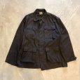画像1: 【L/XL】米軍 BDU ジャケット ブラック 黒■ビンテージ アメリカ古着 ミリタリー リップストップ ファティーグ (1)