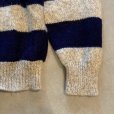 画像4: 【M/L】PECONIC BAY TRADERS ヘンリーネック ウールセーター 太ボーダー■ビンテージ オールド レトロ アメリカ古着 80s-90s ニット