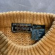画像3: 【M/L】90s HUNTING HORN ラミー×コットンニット セーター 黄色■ビンテージ オールド レトロ アメリカ古着 ケーブル編み