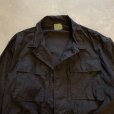 画像2: 【L/XL】米軍 BDU ジャケット ブラック 黒■ビンテージ アメリカ古着 ミリタリー リップストップ ファティーグ
