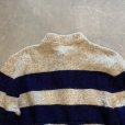 画像8: 【M/L】PECONIC BAY TRADERS ヘンリーネック ウールセーター 太ボーダー■ビンテージ オールド レトロ アメリカ古着 80s-90s ニット