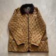 画像5: 【M/L】イングランド製 Oxford Blue オイルド キルティングジャケット ブラウン 茶■ビンテージ ヨーロッパ古着 ハーフ丈