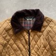 画像2: 【M/L】イングランド製 Oxford Blue オイルド キルティングジャケット ブラウン 茶■ビンテージ ヨーロッパ古着 ハーフ丈