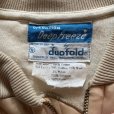 画像4: 【S】60s duofold キルティングジャケット ベージュ 無地■ビンテージ アメリカ古着 MA-1タイプ ジップアップ ライナー デュオフォールド