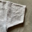 画像5: 【M/L】90s USA製 Hanes 半袖スウェット ライトグレー 無地■ビンテージ オールド レトロ アメリカ古着 トレーナー 杢グレー