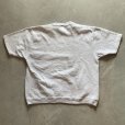 画像8: 【M/L】90s USA製 Hanes 半袖スウェット ライトグレー 無地■ビンテージ オールド レトロ アメリカ古着 トレーナー 杢グレー