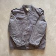画像5: 【L】DIER 裏ボア スタンドカラー ジャケット グレー■ビンテージ ヨーロッパ古着 ワークウェア ジップアップ エポレット