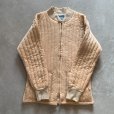 画像6: 【S】60s duofold キルティングジャケット ベージュ 無地■ビンテージ アメリカ古着 MA-1タイプ ジップアップ ライナー デュオフォールド