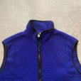 画像2: 【M/L】REI フルジップ フリースベスト ブルー 青■ビンテージ オールド レトロ アメリカ古着 90s USA製 ハイネック (2)
