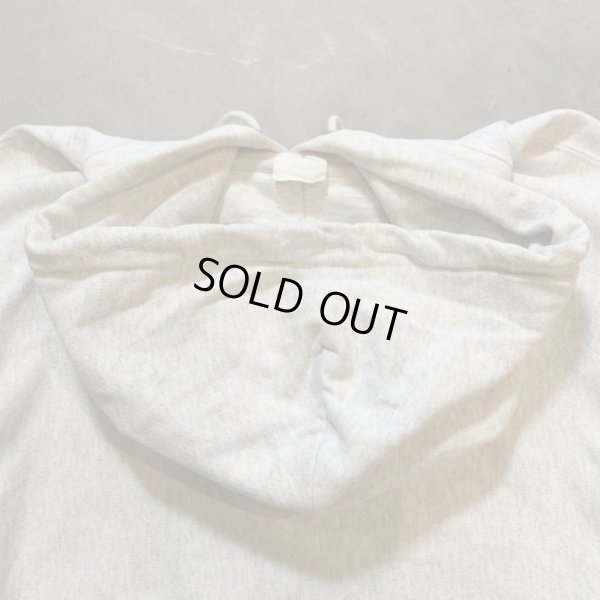 画像8: 【L/XL】Champion リバースウィーブ カレッジプリント スウェットパーカー ライトグレー■アメリカ古着 チャンピオン トレーナー