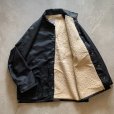 画像9: 【L/XL】80s USA製 PRO-FIT 裏ボア ナイロン コーチジャケット ブラック 黒無地■ビンテージ オールド アメリカ古着 ビッグサイズ (9)