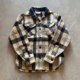 画像4: 【Ladies or Boys】80s USA製 Woolrich 長袖ウールシャツ 白黒チェック■ビンテージ オールド レトロ アメリカ古着 子供服 レディース (4)