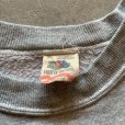 画像3: 【L/XL】90s USA製 FRUIT OF THE LOOM ヘラジカ プリントスウェット 杢グレー■ビンテージ アメリカ古着 動物 ラグラン トレーナー (3)