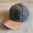 画像2: 【59cm Free】USA製 Country Gentleman パイルフリースキャップ グレー■ビンテージ オールド アメリカ古着 帽子 フリーサイズ (2)