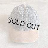 【59cm Free】USA製 Country Gentleman パイルフリースキャップ グレー■ビンテージ オールド アメリカ古着 帽子 フリーサイズ