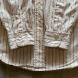 画像6: 【M/L】Polo Ralph Lauren 長袖ボタンダウンシャツ 白ストライプ■古着 ポロ ラルフローレン オールコットン 90s (6)