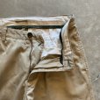 画像3: 【W34(W33相当)】ORVIS ノータック コットン チノパンツ ベージュ■ビンテージ オールド アメリカ古着 オービス (3)