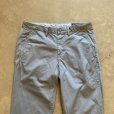 画像2: 【W32(W33相当)】Polo Ralph Lauren ノータック コットン チノパンツ ライトブルー 青系■アメリカ古着 ポロラルフローレン (2)