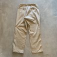 画像6: 【W34(W33相当)】ORVIS ノータック コットン チノパンツ ベージュ■ビンテージ オールド アメリカ古着 オービス (6)
