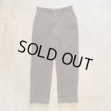 【W33 L30】Polo Ralph Lauren ノータック 太畝コーデュロイパンツ ブラウン 焦げ茶■ビンテージ アメリカ古着 ポロラルフローレン