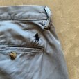 画像8: 【W32(W33相当)】Polo Ralph Lauren ノータック コットン チノパンツ ライトブルー 青系■アメリカ古着 ポロラルフローレン (8)