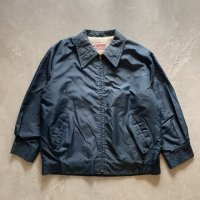 【L/XL 42】70s McGREGOR アンチフリーズ ナイロンジャケット ネイビー 紺無地■ビンテージ オールド アメリカ古着 USA製 マクレガー