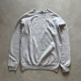画像7: 【L/XL】80s USA製 BASSETT WALKER ラグランスウェット 杢グレー 無地■ビンテージ オールド レトロ アメリカ古着 トレーナー (7)