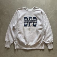 【L/XL】90s USA製 RUGGED SWEATS リバースウィーブタイプ スウェット ライトグレー■ビンテージ オールド レトロ アメリカ古着 トレーナー