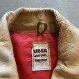 画像4: 【L】60s-70s UBER ジップアップ レザージャケット ハーフコート■ビンテージ オールド レトロ アメリカ古着 革ジャン スポジャケ (4)