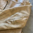 画像7: 【L】60s-70s UBER ジップアップ レザージャケット ハーフコート■ビンテージ オールド レトロ アメリカ古着 革ジャン スポジャケ (7)