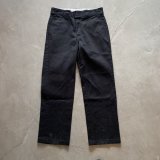 【W32】Dickies 874 ワークパンツ ブラック 黒■オールド アメリカ古着 2000s ディッキーズ ワークウェア
