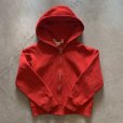 画像6: 【Kids】80s UNKNOWN ジップアップ スウェットパーカー レッド 赤■ビンテージ オールド レトロ アメリカ古着 キッズ 子供服 (6)