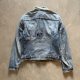 【L 42】80s USA製 Levi's 71506 スカル落書き デニム トラッカージャケット■ビンテージ オールド アメリカ古着 リーバイス 70506