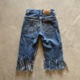 画像6: 【7 Kids】90s USA製 Levi's 550 リメイク デニムパンツ ブルー 青■ビンテージ オールド アメリカ古着 リーバイス キッズ 子供服 (6)