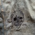 画像2: 【L 42】80s USA製 Levi's 71506 スカル落書き デニム トラッカージャケット■ビンテージ オールド アメリカ古着 リーバイス 70506 (2)