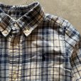 画像2: 【3T Kids】Ralpph Lauren ボタンダウン 長袖シャツ 青白チェック■アメリカ古着 キッズ 子供服 ラルフローレン (2)