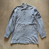 【M/L】60s USN オールコットン 耳付き 長袖シャンブレーシャツ■ビンテージ オールド アメリカ古着 ミリタリー ボックス ステンシル
