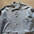 画像2: 【M/L】60s USN オールコットン 耳付き 長袖シャンブレーシャツ■ビンテージ オールド アメリカ古着 ミリタリー ボックス ステンシル (2)