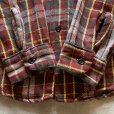 画像6: 【M/L】70s-80s USA製 Mr.Leggs 長袖ヘビーネルシャツ えんじ色チェック■ビンテージ オールド レトロ アメリカ古着 (6)