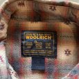 画像3: 【M/L】Woolrich 長袖ネルシャツ ベージュチェック×総柄■ビンテージ オールド レトロ アメリカ古着 ウールリッチ 90s-2000s (3)