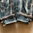 画像7: 【3XL】90s Five Brother 長袖ヘビーネルシャツ 緑チェック■ビンテージ オールド アメリカ古着 USA製 ファイブブラザー ビッグサイズ (7)