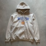 【L】FFA 両面プリント スウェットパーカー ベージュ■アメリカ古着 トレーナー GILDAN ギルダン