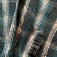画像6: 【3XL】90s Five Brother 長袖ヘビーネルシャツ 緑チェック■ビンテージ オールド アメリカ古着 USA製 ファイブブラザー ビッグサイズ (6)
