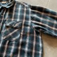 画像4: 【3XL】90s Five Brother 長袖ヘビーネルシャツ 緑チェック■ビンテージ オールド アメリカ古着 USA製 ファイブブラザー ビッグサイズ (4)