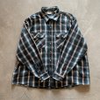 画像5: 【3XL】90s Five Brother 長袖ヘビーネルシャツ 緑チェック■ビンテージ オールド アメリカ古着 USA製 ファイブブラザー ビッグサイズ (5)